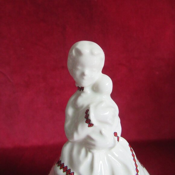 Mother and Child, Ukrainian, Porcelain/Ceramic Ornament, Doll, Vintage - Picture 7 of 8